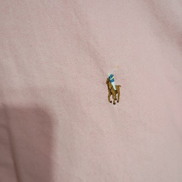 Polo Ralph Lauren Core Replen Mens XXL 2XL Shirt Pink Classic Fit Flesh Pony NEW - Picture 5 of 12